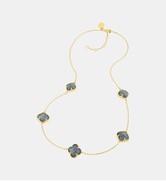 Collier, labradorite, or jaune Morganne Bello