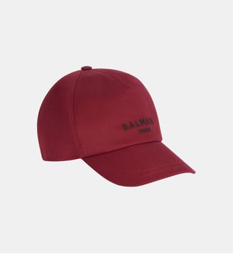 Casquette brodée Balmain Paris - Balmain - Rouge