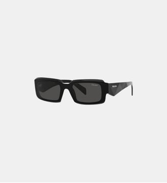 Lunettes de soleil Irrégulier PR 27ZS - Prada - Noir
