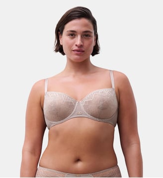 Soutien-gorge corbeille - Chantelle - Gris minéral
