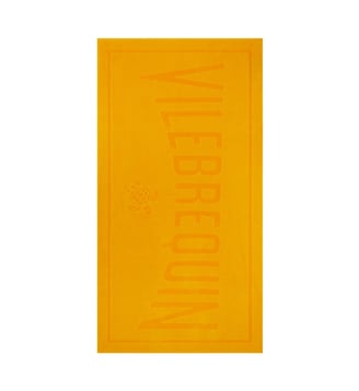 Serviette de plage jacquard coton bio - Vilebrequin - Mangue
