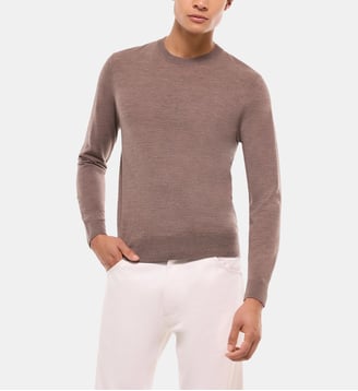Pull en laine mérinos - Fursac - Taupe