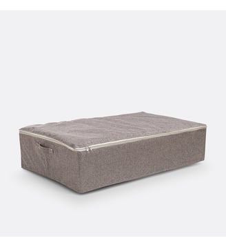 Housse de rangement dessous de lit - La Redoute Interieurs - Gris foncé