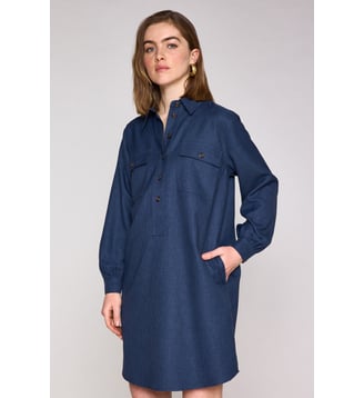 Robe-Chemise Marline - Maison 123 - Bleu