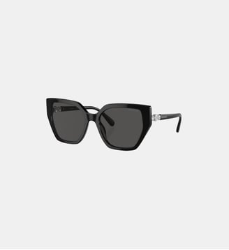 Lunettes de soleil Irrégulier SK6016 - Swarovski - Gris foncé