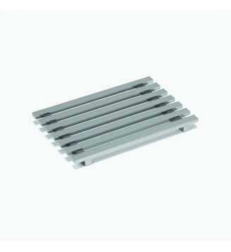 Caillebotis inox - PLAZZA - Bath Bazaar - Gris