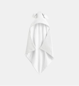 Cape de bain gaze de coton 380 g/m2 - La Redoute Interieurs - Blanc
