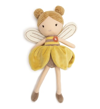 Poupée souple Fairy - Jollein - Jaune