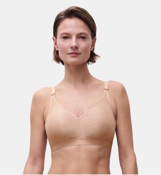 Soutien-gorge sans armature maintien - Chantelle - Beige