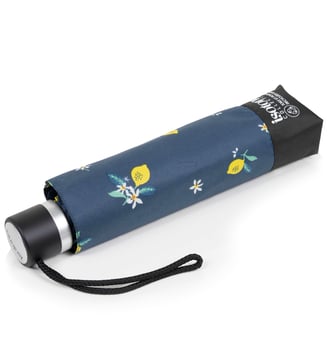 Parapluie solide, ultra déperlant, à ouverture/ fermeture manuelle - Isotoner - Citron jaune