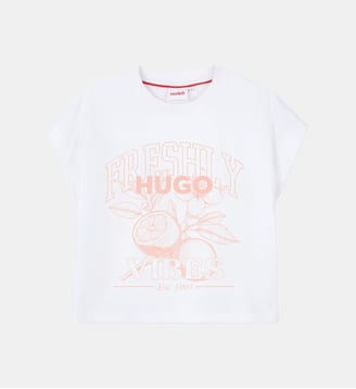 Tee-shirt manches courtes - Hugo Kids - Blanc