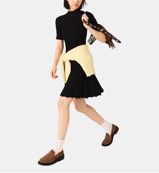 Robe courte en maille - Maje - Noir