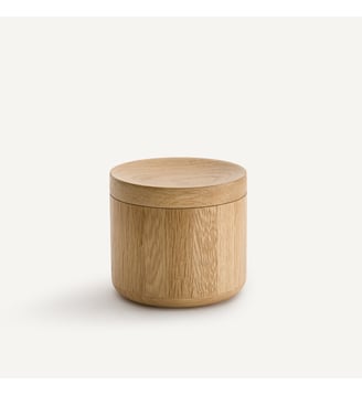 Boîte en frêne massif, hauteur 9 cm - AM.PM - Chêne naturel
