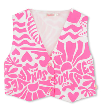 Gilet de costume sans manche - Billieblush - Storm pink