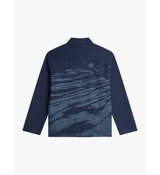 surchemise courte - Agnès b. - Bleu denim