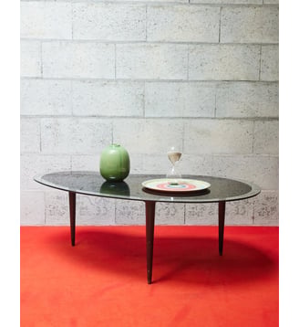 Table basse en verre Donna N°1022- Produit chiné - Debongout - Transparent