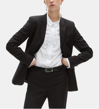 Veste de costume en laine coupe cintrée - The Kooples - Noir