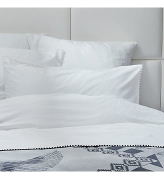Housse de couette satin de coton - Garnier Thiebaut - Blanc