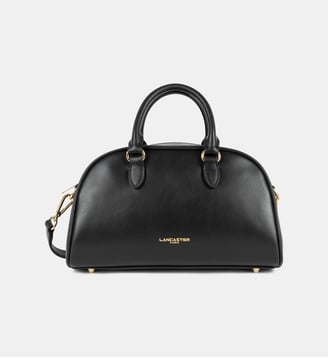 Sac à main bowling Donna Bow en cuir - Lancaster - Noir