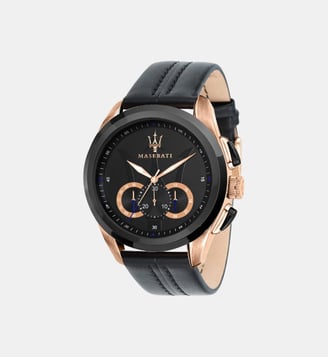 Montre Traguardo Noir R8871612025 - Maserati - Argenté