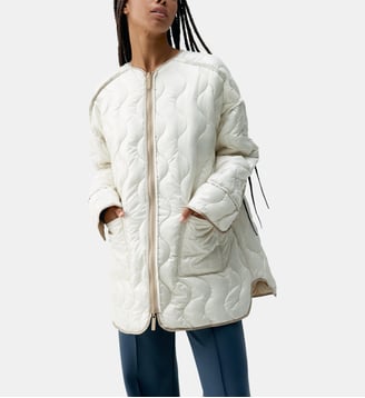 Manteau de sport Yasu Imperméable réversible - Born Living Yoga - Beige lin