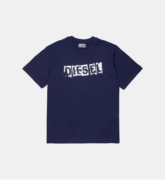 T-shirt avec logo - Diesel Kids - Bleu