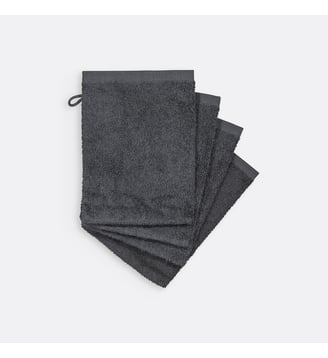 Lot de 4 gants de toilette éponge Scénario La Redoute Interieurs