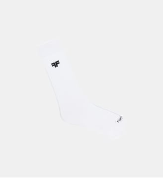 Chaussettes montantes en coton - Fursac - Blanc