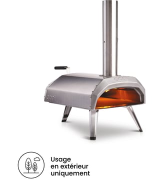 Four à pizza charbon multicombustible Karu 12 UU-P32D00 - OONI - Noir