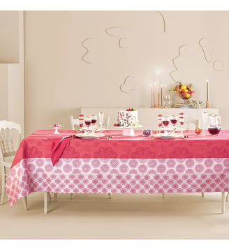 Nappe pur coton - Garnier Thiebaut - Framboise