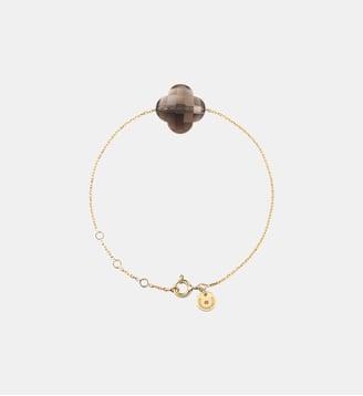 Bracelet, quartz fume, or jaune - Morganne Bello - Or jaune