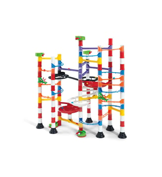 Circuit a bille geant Double Spiral 213 pieces - Quercetti - Multicolore