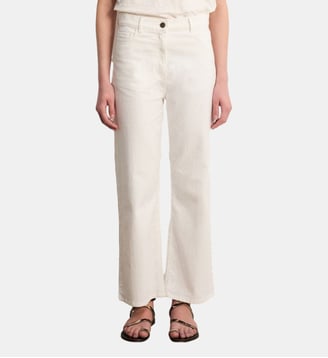 Jean droit uni - BINDIA - Pablo - Blanc