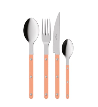 Ménagère 24 pièces, Bistrot - Sabre - Rose nude