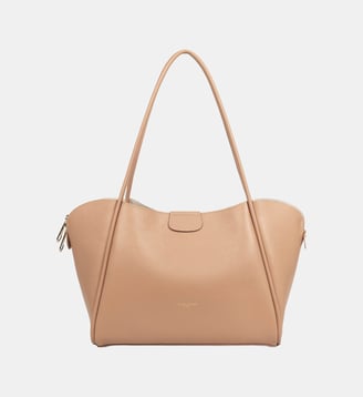 Sac cabas Ida en cuir - Lancaster - Marron clair