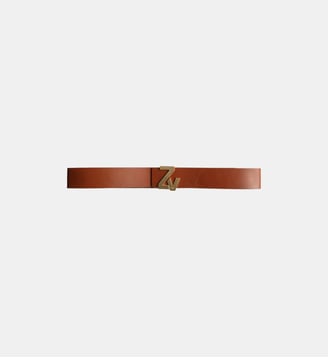 Ceinture ZV Initiale La Belt - Zadig&Voltaire - Marron