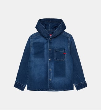 Chemise en tissu JoggJeans® - Diesel Kids - Denim bleu