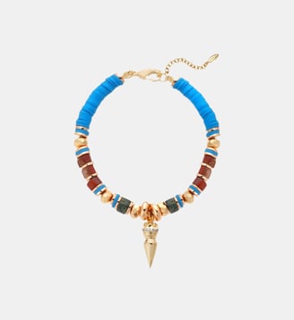 Bracelet avec perles et breloque réglable BANGALOR - Hipanema - Bleu