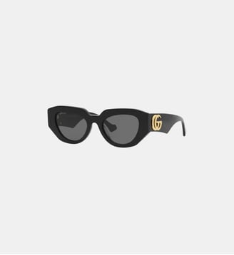 Lunettes de soleil Rectangulaire GG1421S - Gucci - Noir