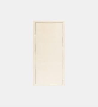 Serviette de plage  en coton - Yves Delorme - Écru