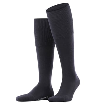 Mi-Bas Airport Plus Laine Vierge - Falke - Bleu clair
