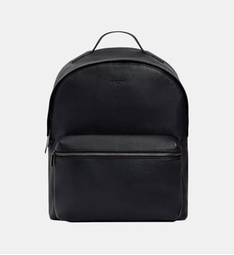 Sac à dos Marceau en cuir grainé - Le Tanneur - Noir