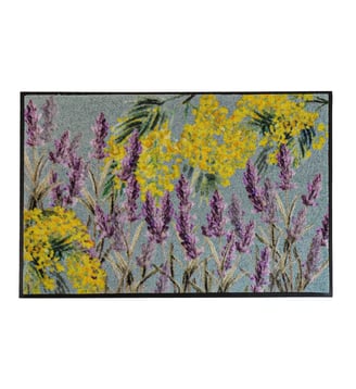 Tapis decor caoutchouc & nylon - Garnier Thiebaut - Mauve