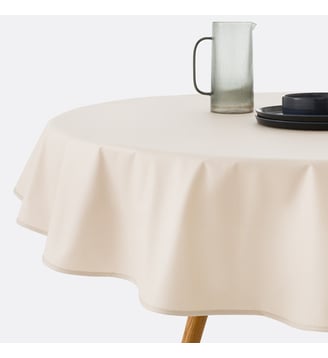 Nappe ronde coton enduit souple La Redoute Interieurs
