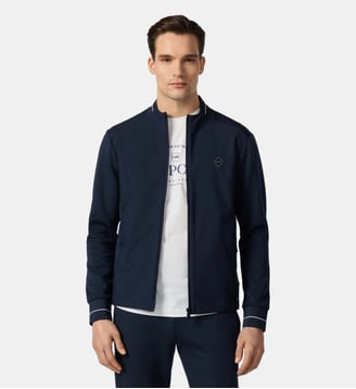 Sweat Zippé Intégral Tech Track - Hackett London - Navy