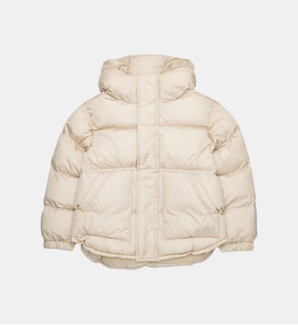 Veste matelassée avec logo - MM6 Maison Margiela - Chameau chaud