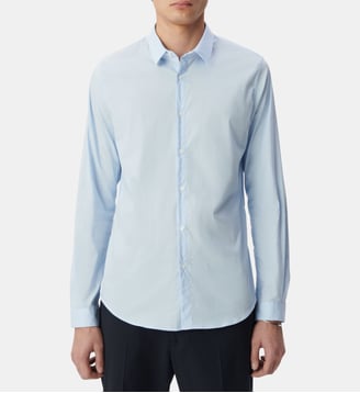 Chemise slim à fines rayures Ikks
