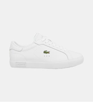 Sneakers Powercourt femme en cuir - Lacoste - Blanc