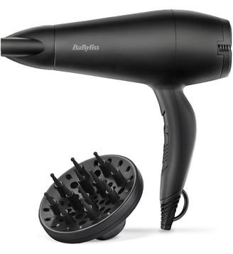 Sèche cheveux Power Smooth 2000 D215DE - Babyliss - Noir