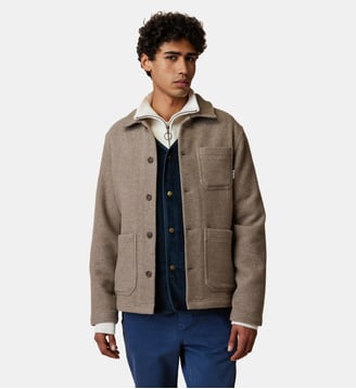 Veste en laine - Faguo - Beige foncé